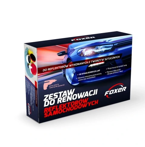 DUŻY ZESTAW DO RENOWACJI REGENERACJI POLEROWANIA REFLEKTORÓW SAMOCHODOWYCH